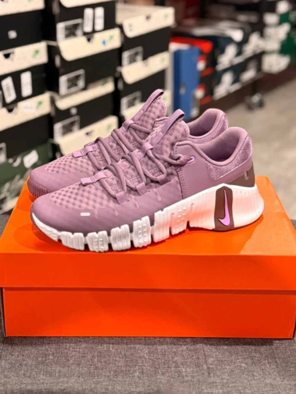 Nike Free Metcon 5 Violet Dust Rush Fuchsia Women’s Training Shoes US 8 (244) - Picture 2 of 7